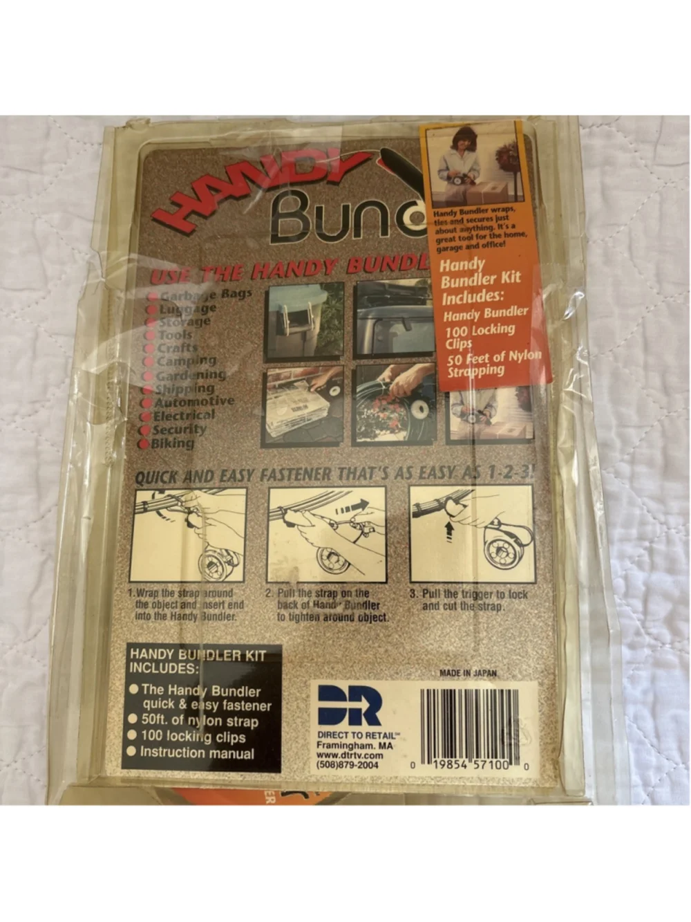 A Used Handy Bundler Still In Packaging Thousands Of Uses Seen On TV